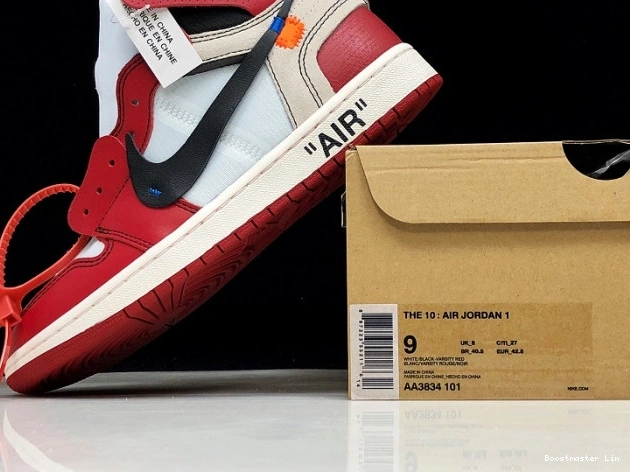Bmlin Retro Chicago AA3834-101 The Off-White 1 Ten Jordan Air 0730